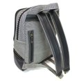 thumbnail image 4 of Chala Deluxe Striped Backpack Style Purse with detachable Key Fob Charm, Improved ZIPPER Compartment (Black Stripe_ Paw), 4 of 10