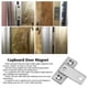 thumbnail image 5 of Tope de puerta magnético superfino para muebles con tornillos para armarios y alacenas, 5 of 8