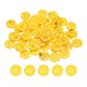 thumbnail image 1 of Uxcell 50pcs Botón de Costura 15mm 4 Agujeros Botones Redondos para Manualidades, Amarillo, 1 of 6