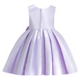 thumbnail image 5 of WhouRiu Girls Elegant Sleeveless Dress Wedding Birthday Party Gown Cute Bow Ruffle Princess Dresses, 5 of 8