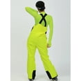 thumbnail image 6 of SEARIPE Women's Ski Snowboard Bib Pants Insulated Snow Overalls for Winter Outdoor Sports Waterproof Breathable Green XS, 6 of 8