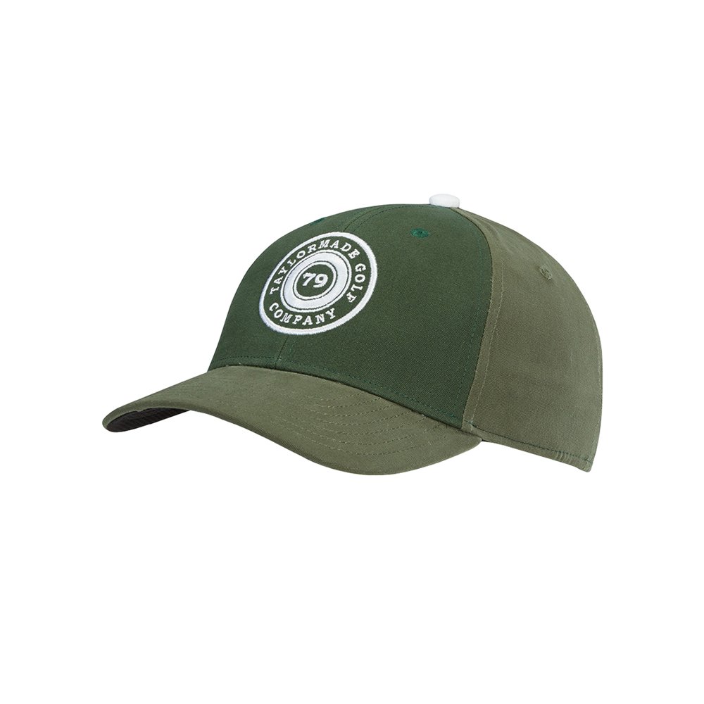 TaylorMade Golf Lifestyle Low Crown Snapback Hat, Olive Green ...