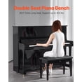 thumbnail image 2 of Teclado Piano Bench VEVOR Duet con cojín acolchado de alta densidad, 2 of 9