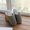 thumbnail image 4 of Aueoeo Slippers for Women Outdoor, Womens Memory Foam Slippers Indoor Warm Winter House Slippers Slip on Cotton Bedroom Slippers, 4 of 7