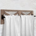 thumbnail image 3 of Autumn Alley Wooden Barn Door Farmhouse Towel Rack with Galvanized Metal - Farmhouse Bathroom Decor, 3 of 7
