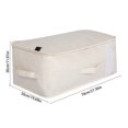 thumbnail image 3 of Xihbxyly Bolsa de Almacenamiento con Cremallera para Colchas, Bolsa de Poliéster Grueso, Organizador de Gran Capacidad, Cremallera y Asas Resistentes, Almacenamiento de Colchas de Verano, Solución pa, 3 of 6