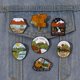 thumbnail image 3 of Al Aire Libre De La Montaña Esmalte Pin Salvaje Camping Senderismo Broche Insignias Bolsa Ropa Solapa Aventura Insignia Joyería Regalo, 3 of 4
