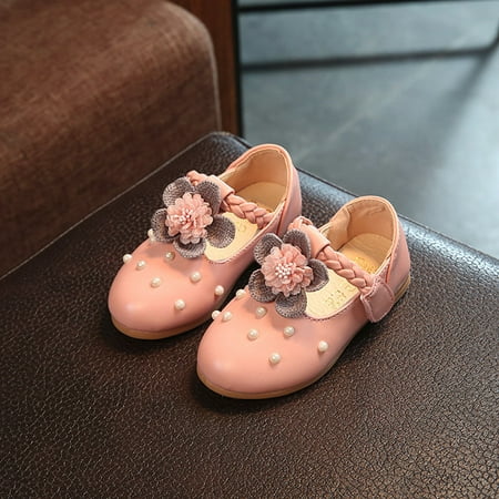 

Hunpta Baby Fashion Sneaker Pearl Toddler Children Floral Pricness Casual Single Shoes