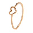 thumbnail image 2 of SmartBy Women Simple Hollowed-out Heart Ring Valentine Propose Circlet Jewelry Gift, 2 of 7
