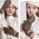 thumbnail image 5 of Guantes cálidos para damas con temperamento elegante, guantes de terciopelo con lazo para protección contra el frío, guantes de invierno, mitones para mujer, 5 of 5