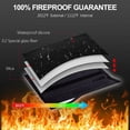 thumbnail image 3 of Money Bag Fireproof Document Bag 2012℉ 2 Pack 8x5" Waterproof Document Holder Organizer Fire Proof Bag for Valuables Money Jewelry A4 Legal Documents File Tablet, 3 of 9