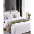 thumbnail image 4 of Xipuska Spring Floral Bed Runners for Queen Size Bed, Decorative Bed Throws for Foot of Bed, Botanical Farmhouse Modern Oil Painting Bed Runner Sofa Throw Bedding Scarf Protector Slipcover, 4 of 6