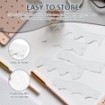thumbnail image 4 of HLONK 5 Pcs Wave Edge Quilting Ruler and Templates Acrylic Quilting Templates Free Motion Sewing Rulers 6 Wavelengths Quilting Stencils Transparent Quilting Templates for Sewing Quilting, 4 of 11