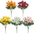 thumbnail image 2 of Outdoor Flowers Artificial for Porch, Fuchsia Faux Blooms, Uv Protection, Artificial Flowers for Decoration, Outdoor Patio Decor, 1 Pc Bundle, 2 of 7
