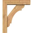 thumbnail image 3 of Ekena Millwork 5 1/2"W x 22"D x 26"H Olympic Block Smooth Bracket w/ Offset Brace, Western Red Cedar, 3 of 25