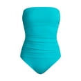 thumbnail image 7 of Time and Tru Women's and Women's Plus Ribbed Bandeau One Piece Swimsuit, Sizes XS-2X, 7 of 7