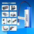 thumbnail image 4 of Batería SPARKOLE de 3,7 V 2600 mAh de ion de litio con conector PH2.0, paquete de 2, 4 of 7