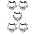 thumbnail image 2 of Qarigey Collar de mujer, gargantillas, colgantes, Gargantilla para niñas, adorno para el cuello, accesorios para vestido de fiesta y banquete, Type2 NO2, 2 of 6