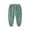Green, variant on LYMAYTER Baby Boys Cotton Jogger Pants Solid Color Elastic Waist Sweatpants Casual Sports Bottoms 1-9Y
