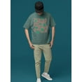 thumbnail image 2 of Vibing Smiley Face Graphic Tee T-shirt Color Men's, 2 of 3