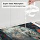 thumbnail image 5 of Fotbe Moon Flower White Owl Alfombrilla de Secado para Cocina con Estampado, 18x24 Pulgadas, 5 of 7