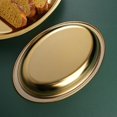 thumbnail image 4 of Stainless Steel Oval Dish For Steaming Fish And Appetizers Serving Platter Household Snacks Plate Kitchen Accessories, 4 of 7