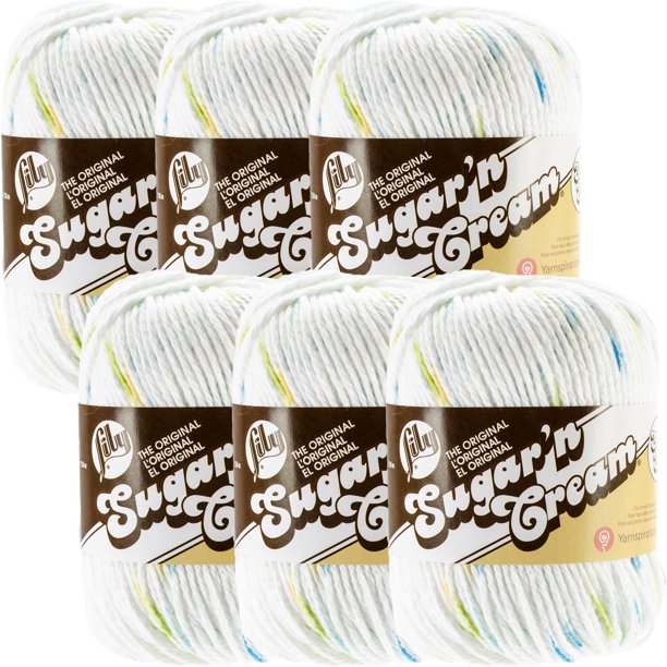Lily Sugar'n Cream Yarn Ombres Super SizeSummer Prints, Multipack Of