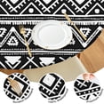 thumbnail image 4 of Stylish Elastic Edge Table Cover, Bohemian Floral Pattern for Round Tables 52-56 Inches, Durable Construction, 4 of 7