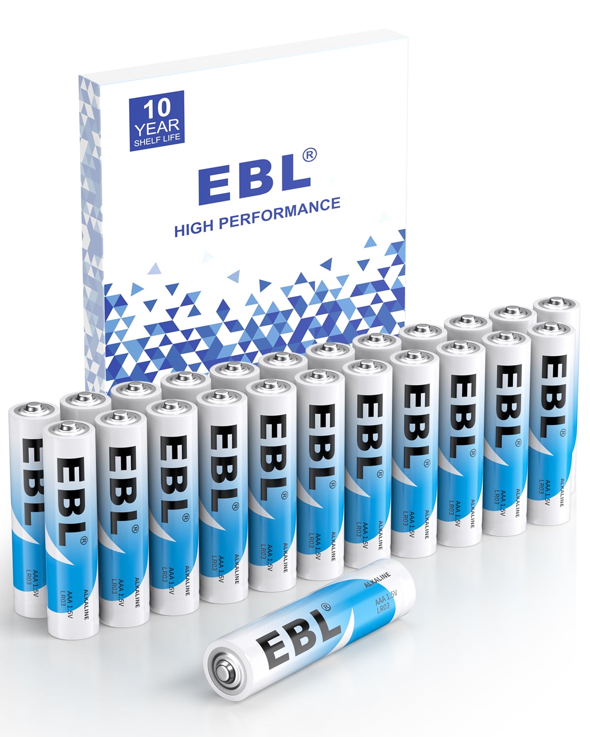 EBL AAA Batteries 72-Pack Value Pack  Triple A Alkaline Batteries, Anti-Leak, Anti-Corrosion, Ideal for Household and Business , Non-Rechargeable