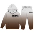 thumbnail image 4 of Kiijoy Boys Hoodie Set Cozy Hooded Sweatshirt Jogger Sweatpants Outfits, Size 2-14, 4 of 5