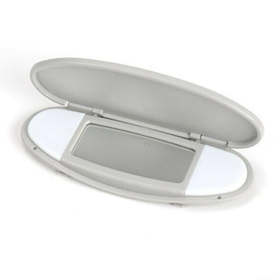 Jkapagzy For BMW Mini R55 R56 R60 Beige Sun Visor Vanity Mirror Cover 2007 2008 2009-2014 U0N6