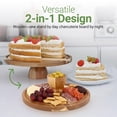 thumbnail image 3 of Soporte para tartas Linda's Essentials de madera de acacia con tapa de 30 cm con 5 hojas, 3 of 9
