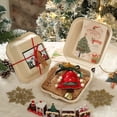 thumbnail image 1 of Xihbxyly Adorno para Árbol de Navidad, Adornos de Fieltro de Lana, Detalles de Cinta de Terciopelo, Colgante de Algodón, Madera de Fruta Decorativa, Impresión Manual, Decoración para Coche o Casa, Re, 1 of 3