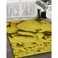 thumbnail image 3 of Ahgly Company Tapis Rond Lavable en Machine Intérieur Transitionnel Bisque Foncé Marron, 4 Pieds Rond, 3 of 7