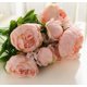 thumbnail image 1 of Un ramo de 13 peonías artificiales con tallos rellenos, perfecto for ramos de novia y decoración del hogar., 1 of 2