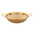 thumbnail image 4 of Cesta coladora de alimentos para cocina, cuenco colador de acero inoxidable, colador de malla, recipiente para alimentos, lavabo para Pasta de bayas, Dorado, 4 of 9