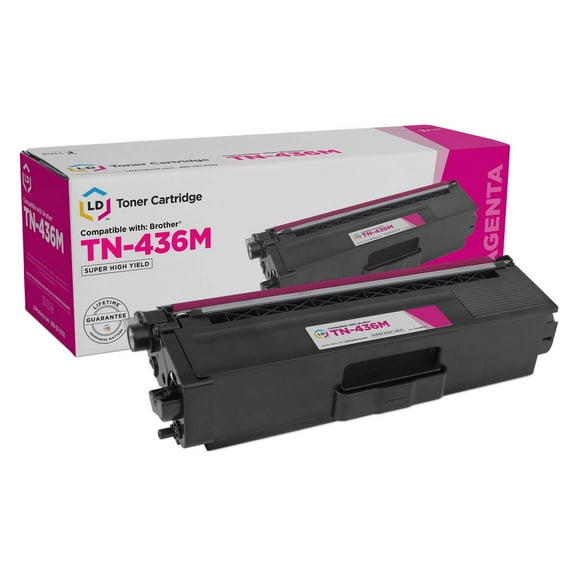 LD Products Compatible Replacement for Brother TN-436 TN436 TN436M Magenta Toner Cartridge Super HY