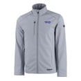 thumbnail image 2 of Men's Cutter & Buck  Gray Montana State Bobcats Vault Evoke Eco Softshell Recycled Full-Zip Jacket, 2 of 3