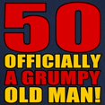thumbnail image 3 of CafePress - Grumpy 50Th Birthday Dark T Shirt - Men's Classic Graphic Cotton T-Shirt, 3 of 4