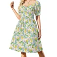 thumbnail image 3 of Vestido de manga corta divertido de St. Louis, vestido largo de verano para mujer., 3 of 7