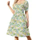 thumbnail image 3 of Vestido de manga corta divertido de St. Louis, vestido largo de verano para mujer., 3 of 7