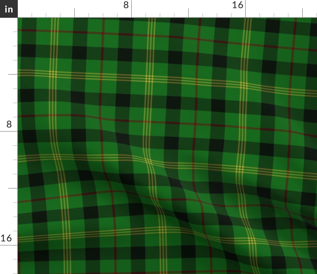 green and black kilt