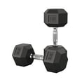 thumbnail image 2 of EDTara Hex Dumbbells Set Of 2, 35lb Cast Iron Weights With Durable Pvc Coating, Non-Slip Grip, and Anti-Roll Design for Safe, Effective Strength Training At Home for Men and Women, 2 of 8