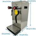 thumbnail image 2 of 12L Commercial Milk Frother Full-Automatic Steam Boiling Water Frothing Machine for Coffee Shop Dessert Shop 220V, 2 of 12