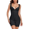 thumbnail image 1 of Mujeres Shapewear Bodysuits Traje Ajustado con Botones Crotch Cremallera Control Abdominal, 1 of 8