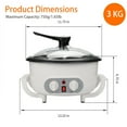 thumbnail image 4 of Coffee Roaster Machine for Home Use, 110V Household Electric Coffee Bean Roaster with Timer Roasting Machine Peanut Bean Home Coffee Roaster, 4 of 7