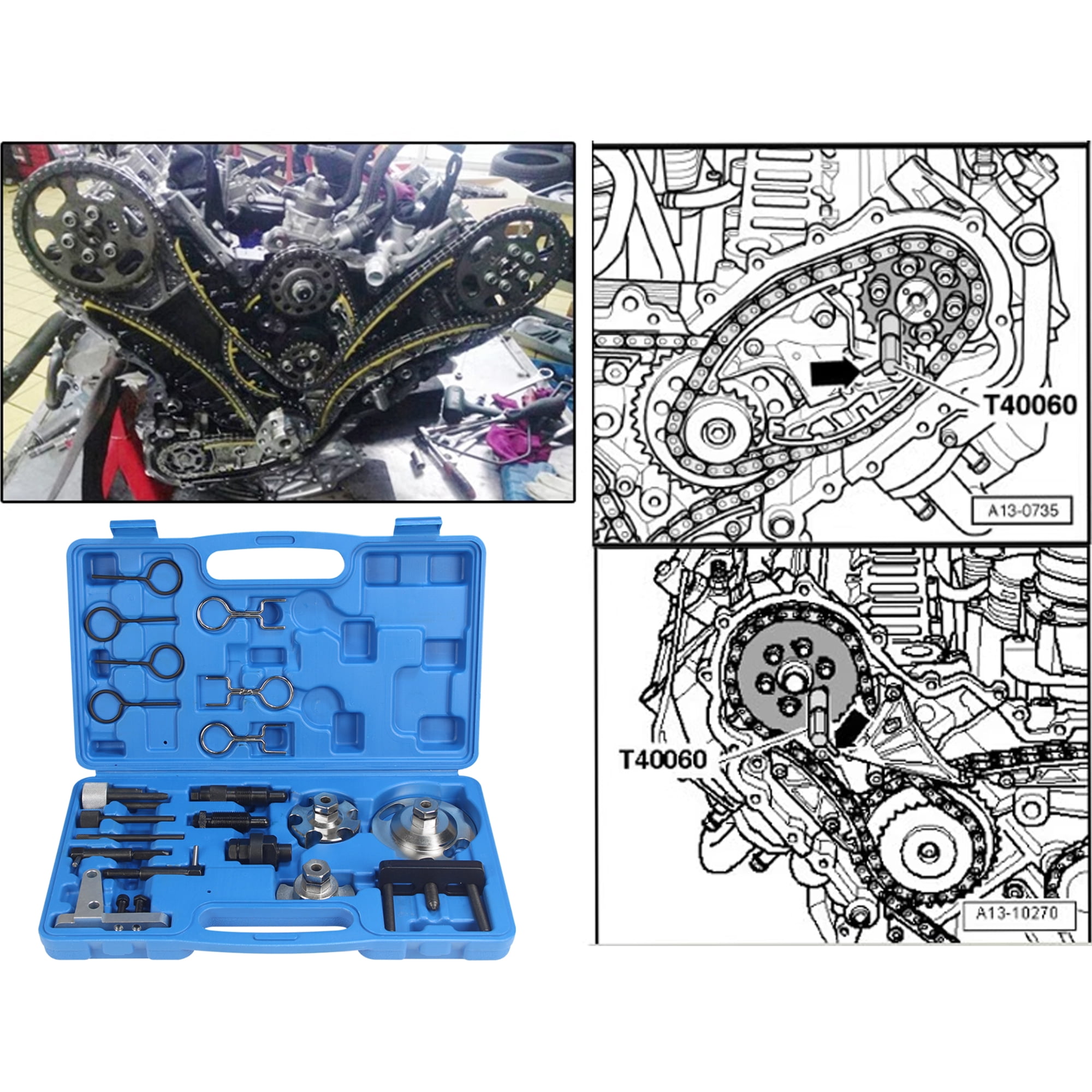 Volkswagen Audi Diesel Timing Tool Complete Set for 2.7L