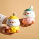 thumbnail image 4 of JM Taza divertida de pato amarillo, taza linda 3D, taza de café de cerámica con cuchara y tapa, taza kawaii, taza de animal para té con leche capuchino, taza para mujeres y niñas, lindos regalos de cumpleaños de Navidad JM, 4 of 5