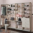 thumbnail image 3 of CosmoLiving Gwyneth Closet - 3 Drawers, White Marble, 3 of 9