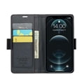thumbnail image 5 of Funda tipo cartera iPhone 12 Pro Max con cierre magnético, RFID, tarjetero, soporte, carga inalámbrica, 5 of 5